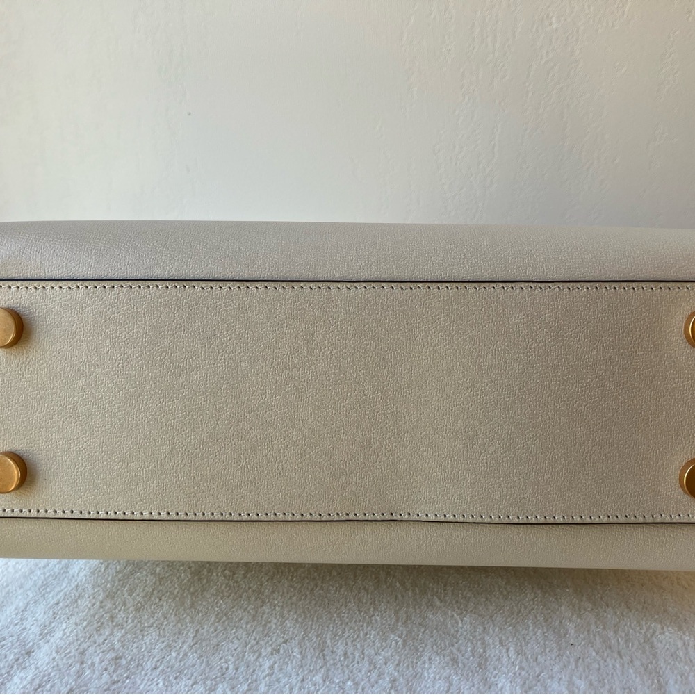 Kate Spade Katy Textured Leather Bamboo Medium Top-handle Bag - Picture 7 of 10